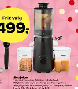 Kvickly Slowjuicer tilbud