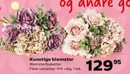 Kvickly Kunstige blomster tilbud