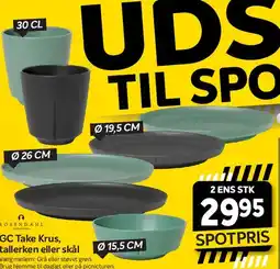Din Isenkræmmer GC Take - Krus / Tallerken / Skål tilbud