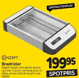 Din Isenkræmmer Brødrister (flad) tilbud