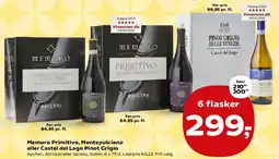 Kvickly Memoro / Castel del Lago Pinot Grigio tilbud
