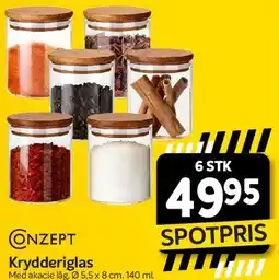 Din Isenkræmmer Krydderiglas (6 stk) tilbud