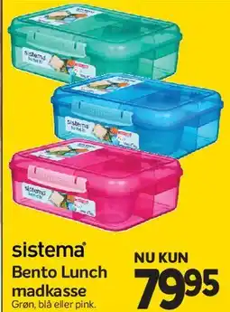 Din Isenkræmmer Sistema Bento Lunch madkasse tilbud
