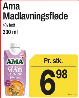 ABC Lavpris Ama Madlavningsfløde tilbud