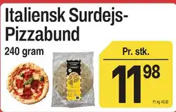 ABC Lavpris Italiensk Surdejs-Pizzabund tilbud