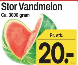 ABC Lavpris Stor Vandmelon tilbud