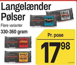 ABC Lavpris Langelænder Pølser tilbud