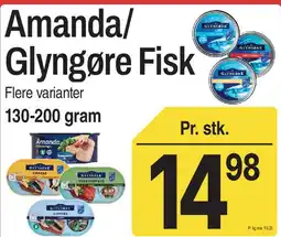 ABC Lavpris Amanda / Glyngøre Fisk tilbud