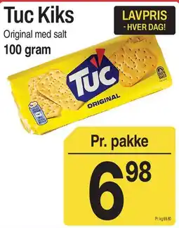 ABC Lavpris Tuc Kiks tilbud