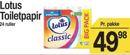 ABC Lavpris Lotus Toiletpapir tilbud