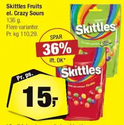 Calle Skittles (Fruits / Crazy Sours) tilbud