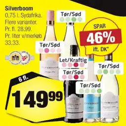 Calle Silverboom 0,75 l (6 fl.) tilbud