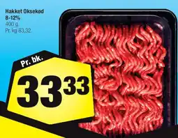Calle Hakket Oksekød 8-12% 400 g tilbud