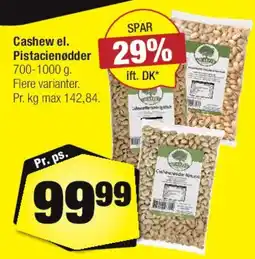 Calle Cashew / Pistacienødder tilbud