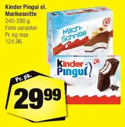 Calle Kinder Pingui / Mælkesnitte tilbud