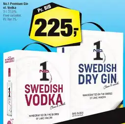 Calle No.1 Bag-in-Box: Swedish Vodka / Swedish Dry Gin tilbud