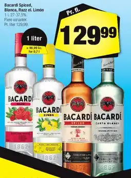 Calle Bacardi (Spiced / Carta Blanca / Razz el. Limón) tilbud