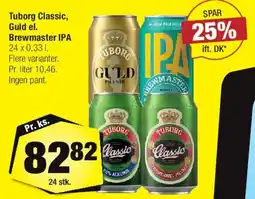 Calle Tuborg Classic, Guld eller Brewmaster IPA tilbud