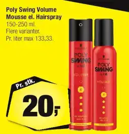 Calle Poly Swing Volume (mousse / hairspray) tilbud