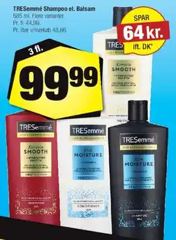 Calle TRESemmé Shampoo / Balsam tilbud