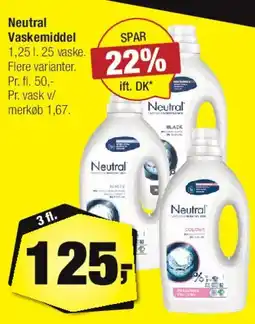 Calle Neutral vaskemiddel (multipak) tilbud