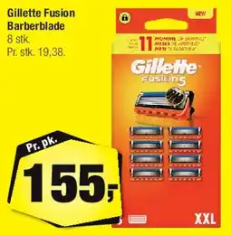 Calle Gillette Fusion barberblade (8 stk) tilbud