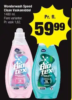 Calle BioTex / Wonderwash vaskemiddel tilbud