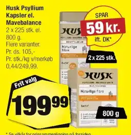 Calle Husk Psyllium / Mavebalance tilbud