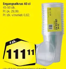 Calle Engangskrus 40 cl tilbud