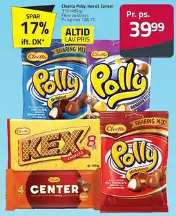 Fleggaard Cloetta Polly / Kex / Center (sharing mix) tilbud
