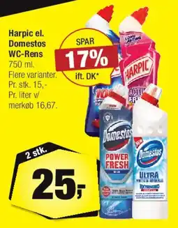 Calle Harpic / Domestos WC-rens tilbud