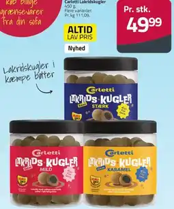 Fleggaard Carletti Lakridskugler tilbud