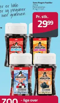 Fleggaard Toms Pingvin Pastiller tilbud