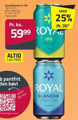 Fleggaard Royal Blanche el. IPA tilbud
