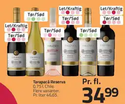 Fleggaard Tarapacá Reserva tilbud
