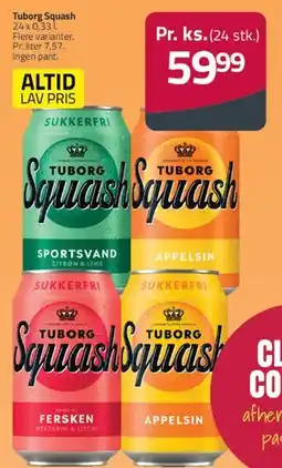 Fleggaard Tuborg Squash (cans) tilbud