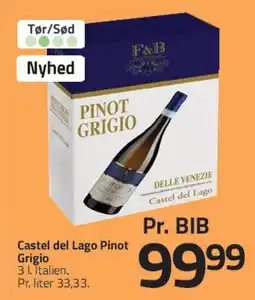 Fleggaard Castel del Lago Pinot Grigio tilbud
