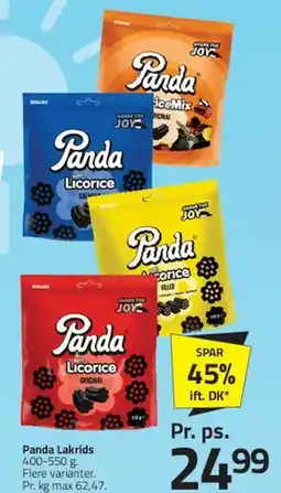 Fleggaard Panda Lakrids tilbud