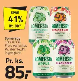 Fleggaard Somersby (flere varianter) tilbud