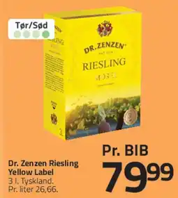 Fleggaard Dr. Zenzen Riesling Yellow Label tilbud