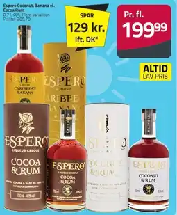 Fleggaard Espero Coconut / Cocoa & Rum tilbud