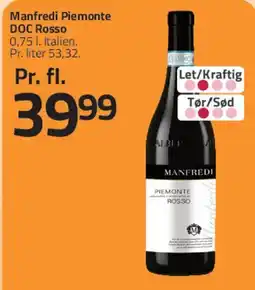 Fleggaard Manfredi Piemonte DOC Rosso tilbud