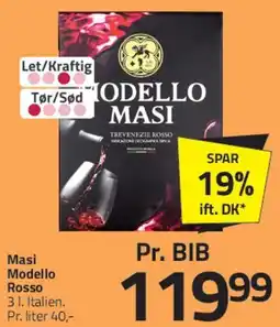 Fleggaard Masi Modello Rosso tilbud