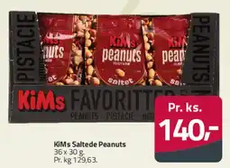 Fleggaard KiMs Saltede Peanuts tilbud