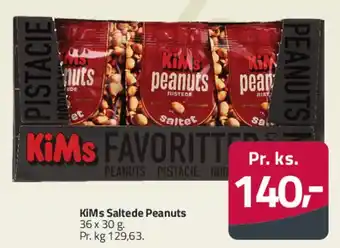 Fleggaard KiMs Saltede Peanuts tilbud