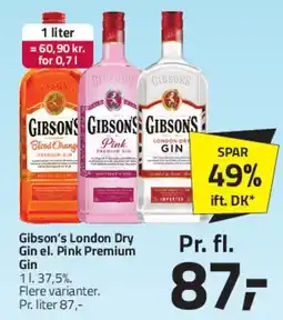 Fleggaard Gibson's Gin (assorted) tilbud