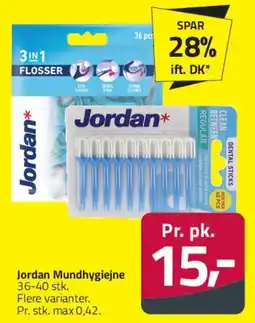 Fleggaard Jordan Mundhygiejne (floss / interdental) tilbud