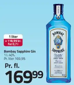 Fleggaard Bombay Sapphire Gin tilbud