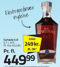 Fleggaard Cartavio XO tilbud