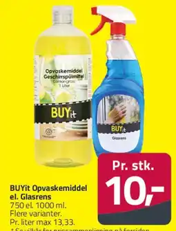 Fleggaard BUYit Opvaskemiddel el. Glasrens tilbud